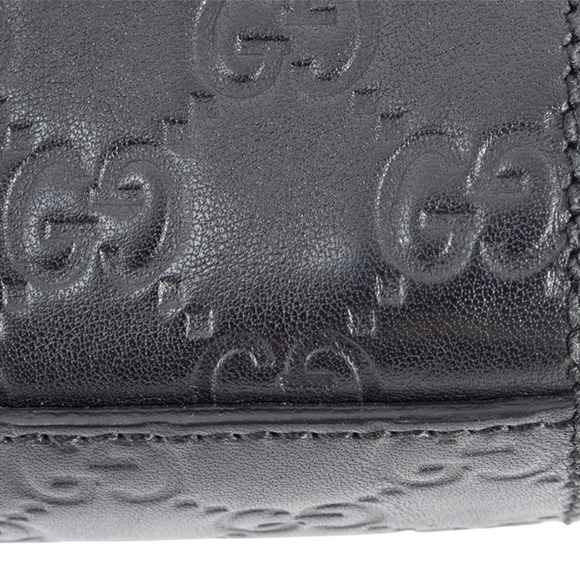 GUCCI Black Leather Horsebit Shoulder Bag - Picture 4 of 16